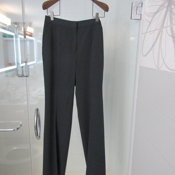 CALVIN KLEIN Black/ Dark Charcoal Pants Pantsuit Blazer Jacket----Size 6 - Picture 4 of 5